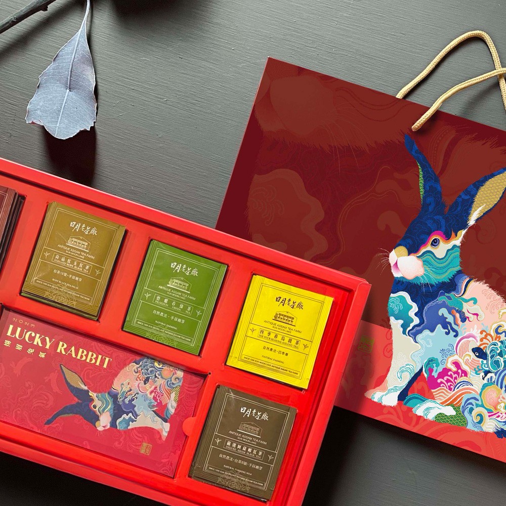 台灣農林-水兔迎春茶葉禮盒