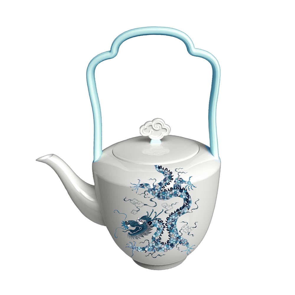 世紀龍顏-中式提梁茶壺