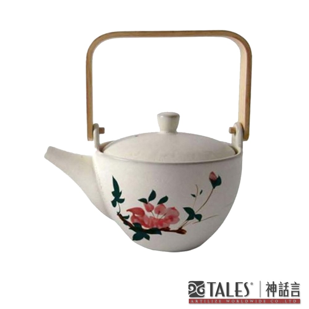 百花薈-茶壺(茶花)-百花富貴茶餐具