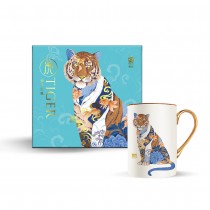 十二生肖-藝術骨瓷馬克杯(虎)